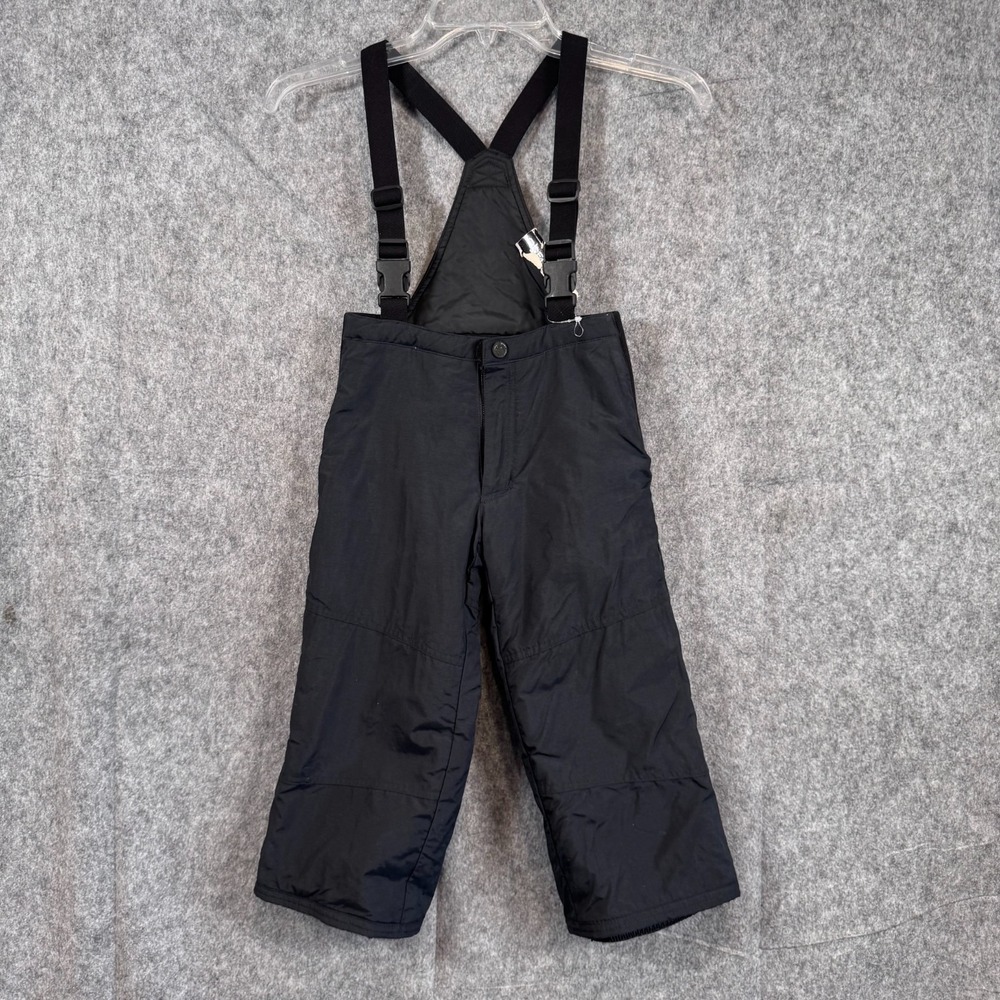 OBERMEYER Kids Black Size 4 Boys Girls SKI BIB Outerwear Snow Pants